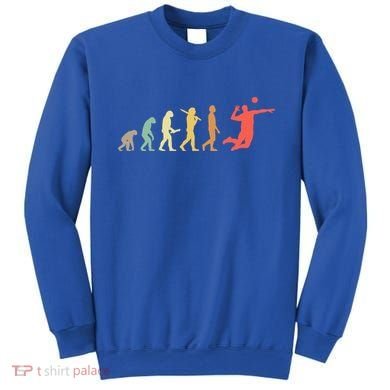 Retro Volleyball Evolution Gift For Volleyball Players Gift Sweatshirt