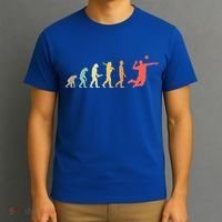 Retro Volleyball Evolution Gift For Volleyball Players Gift T-Shirt thumb 3