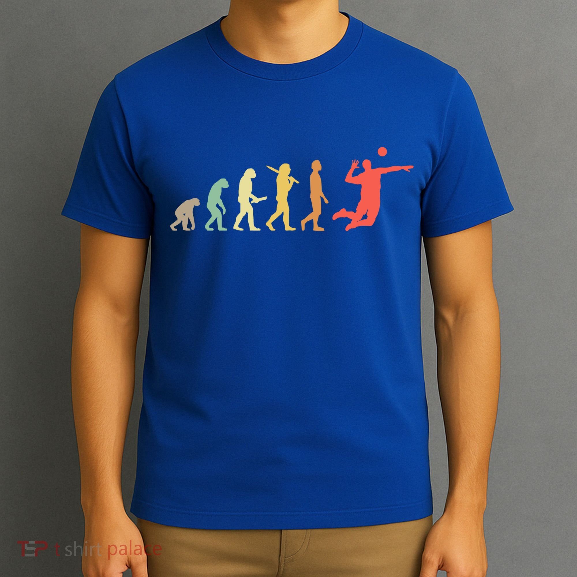 Retro Volleyball Evolution Gift For Volleyball Players Gift T-Shirt