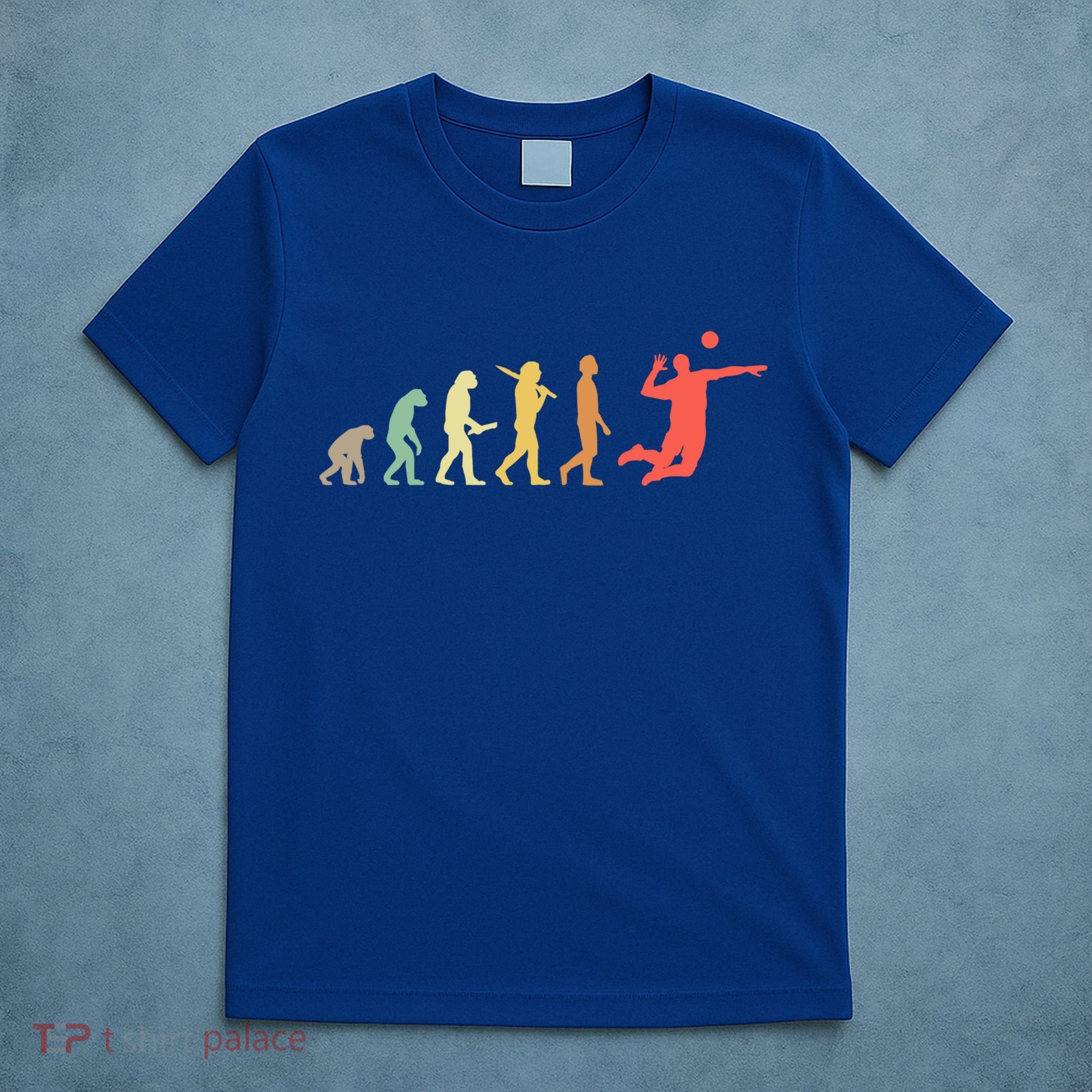 Retro Volleyball Evolution Gift For Volleyball Players Gift T-Shirt