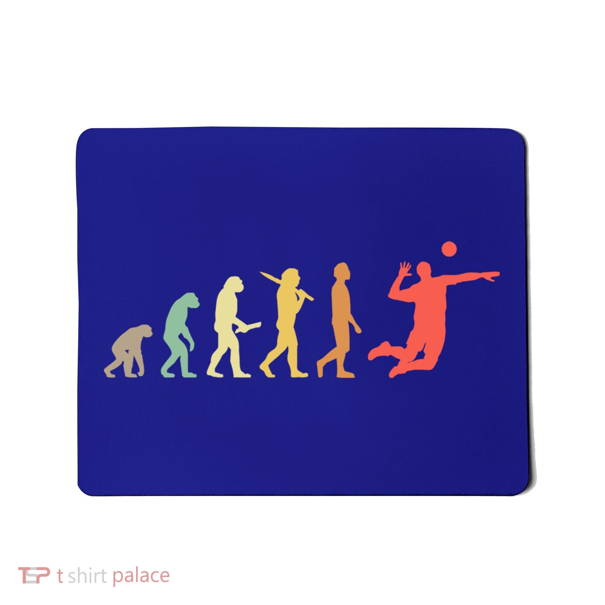 Retro Volleyball Evolution Gift For Volleyball Players Gift Mousepad