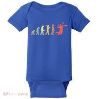 Retro Volleyball Evolution Gift For Volleyball Players Gift Baby Bodysuit thumb 0