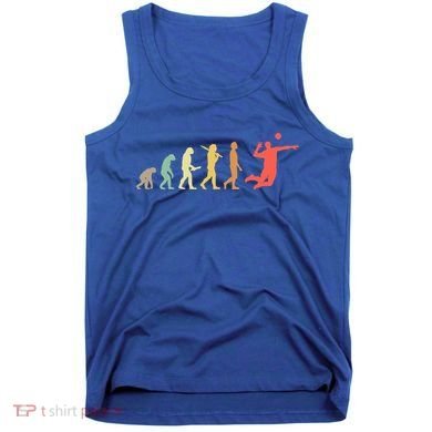 Retro Volleyball Evolution Gift For Volleyball Players Gift Tank Top