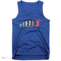 Retro Volleyball Evolution Gift For Volleyball Players Gift Tank Top thumb 0