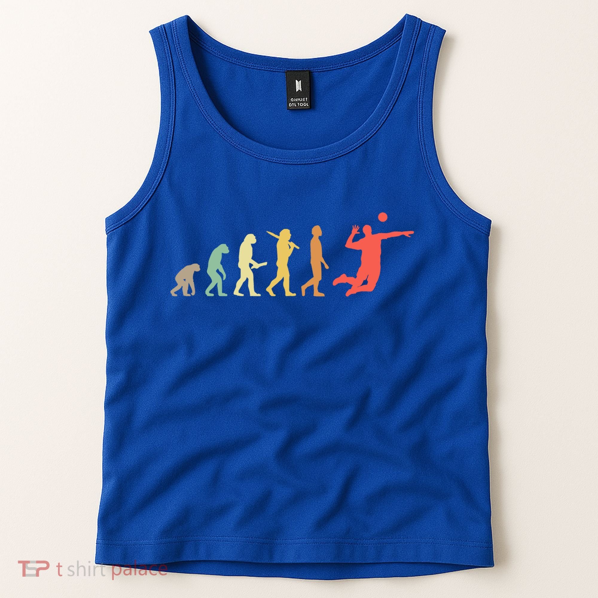 Retro Volleyball Evolution Gift For Volleyball Players Gift Tank Top