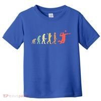 Retro Volleyball Evolution Gift For Volleyball Players Gift Toddler T-Shirt thumb 0