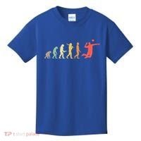 Retro Volleyball Evolution Gift For Volleyball Players Gift Kids T-Shirt thumb 0