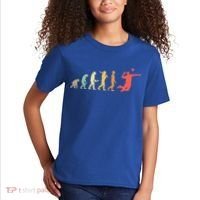 Retro Volleyball Evolution Gift For Volleyball Players Gift Kids T-Shirt thumb 2