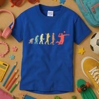 Retro Volleyball Evolution Gift For Volleyball Players Gift Kids T-Shirt thumb 3