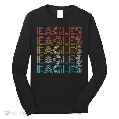 Retro Vintage Eagles Long Sleeve Shirt