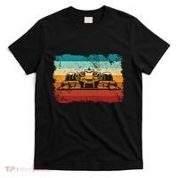 Retro Vintage Formula Racing Lovers Silhouette Race Car Fan Giftretro Vintage Fo T-Shirt thumb 0
