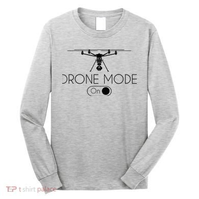 Retro Vintage Funny Drone Pilot Long Sleeve Shirt
