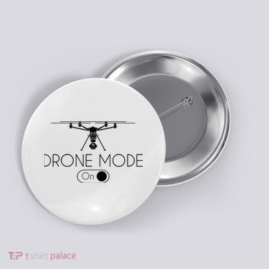 Retro Vintage Funny Drone Pilot Button