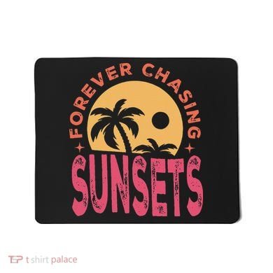 Retro Vintage Forever Chasing Sunsets Summer Vacation Outfit Mousepad