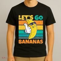 Retro Vintage Funny Banana Meme Let Go Banana Cool Bananas T-Shirt thumb 3