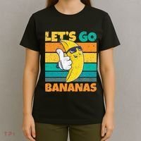 Retro Vintage Funny Banana Meme Let Go Banana Cool Bananas T-Shirt thumb 4