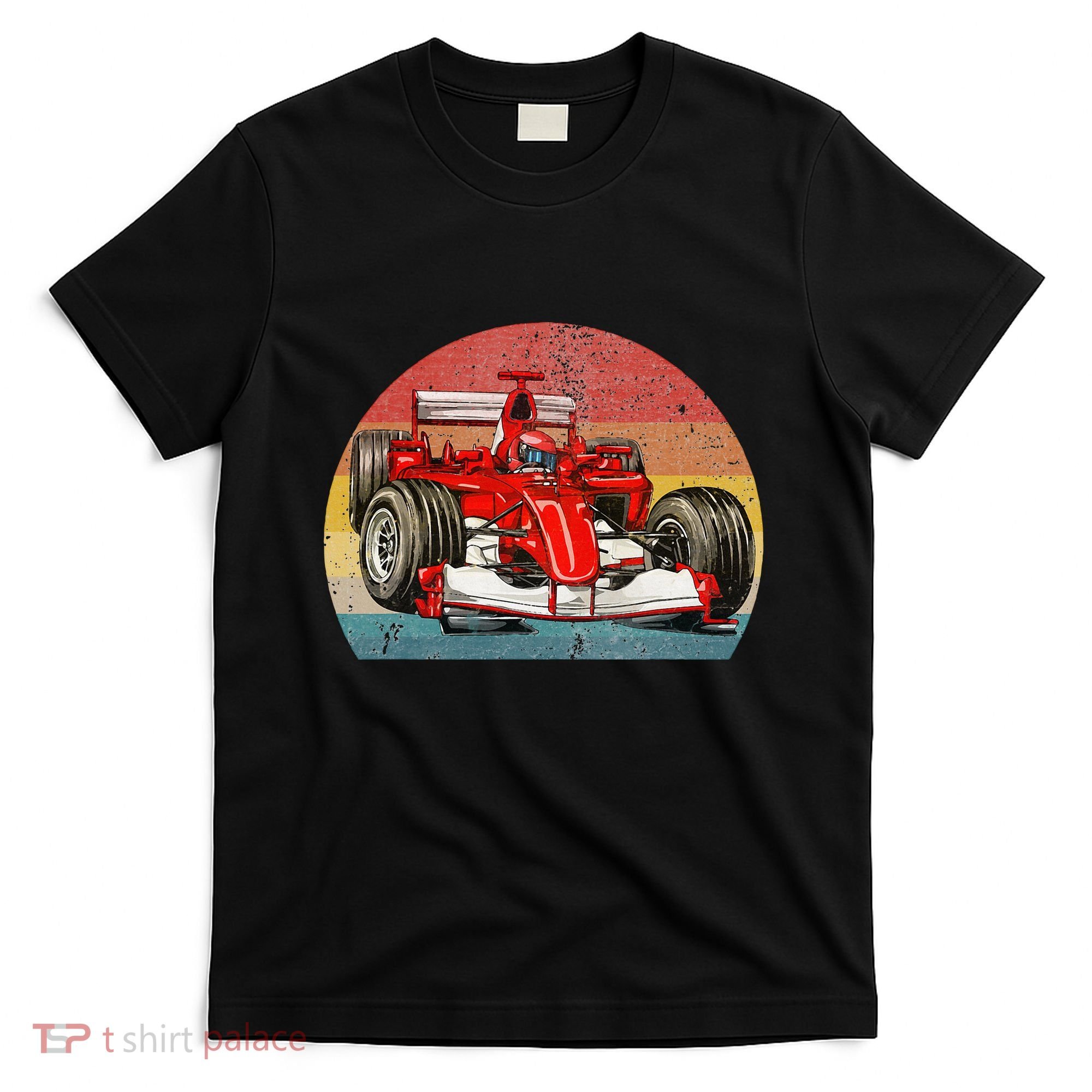 Retro Vintage Formula Racing Lovers Race Car T-Shirt