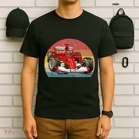 Retro Vintage Formula Racing Lovers Race Car T-Shirt thumb 6