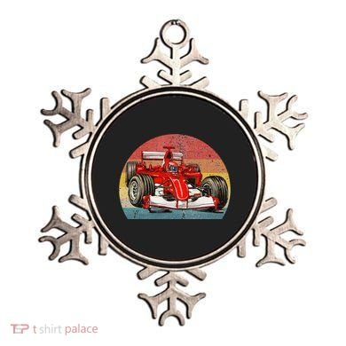 Retro Vintage Formula Racing Lovers Race Car Ornament