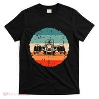 Retro Vintage Formula Racing Lovers Silhouette Race Car Fan T-Shirt thumb 0