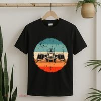 Retro Vintage Formula Racing Lovers Silhouette Race Car Fan T-Shirt thumb 2