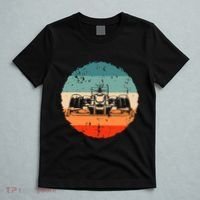 Retro Vintage Formula Racing Lovers Silhouette Race Car Fan T-Shirt thumb 5