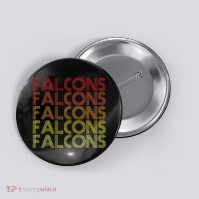 Retro Vintage Falcons Button