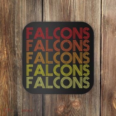 Retro Vintage Falcons Coaster