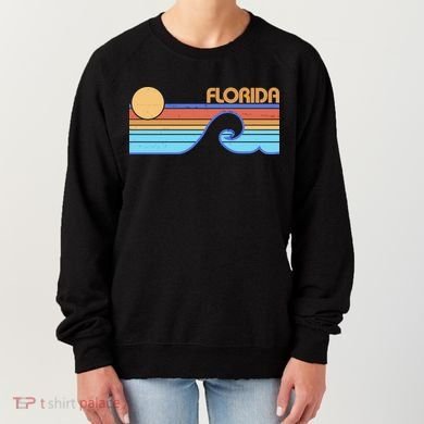 Retro Vintage Florida Sunset Wave Women's Sweatshirt