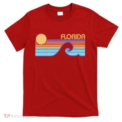 Retro Vintage Florida Sunset Wave T-Shirt