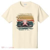Retro Vintage Formula Racing Lovers Silhouette Race Car Fan T-Shirt thumb 0