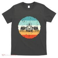 Retro Vintage Formula Racing Lovers Silhouette Race Car Fan T-Shirt thumb 0