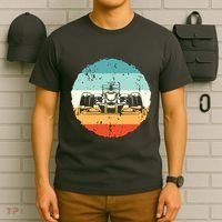 Retro Vintage Formula Racing Lovers Silhouette Race Car Fan T-Shirt thumb 6