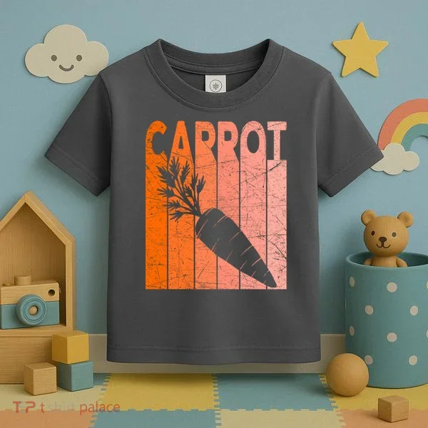Retro Vegetables Farmer Cute Gift Toddler T-Shirt