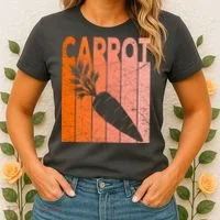 Retro Vegetables Farmer Cute Gift Women's T-Shirt thumb 2