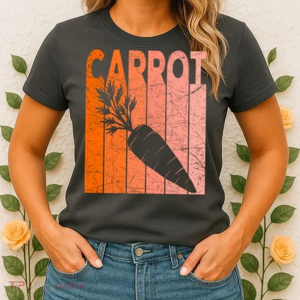 Retro Vegetables Farmer Cute Gift Women's T-Shirt