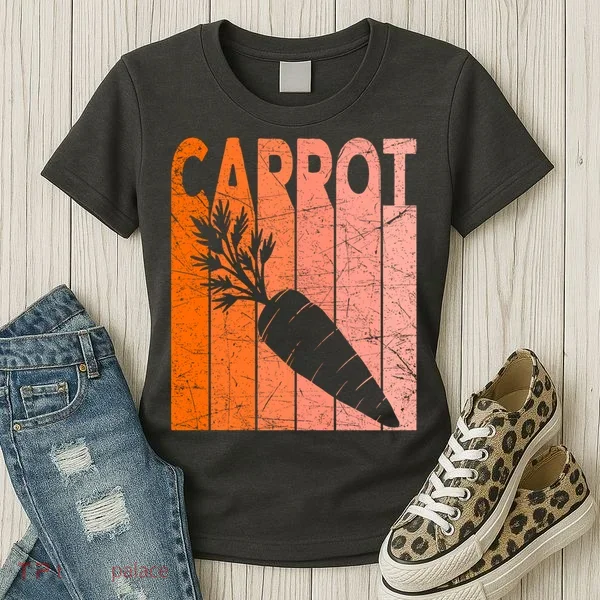 Retro Vegetables Farmer Cute Gift Women's T-Shirt