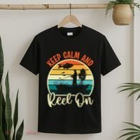 Retro Vintage Fishing Motif T-Shirt thumb 2