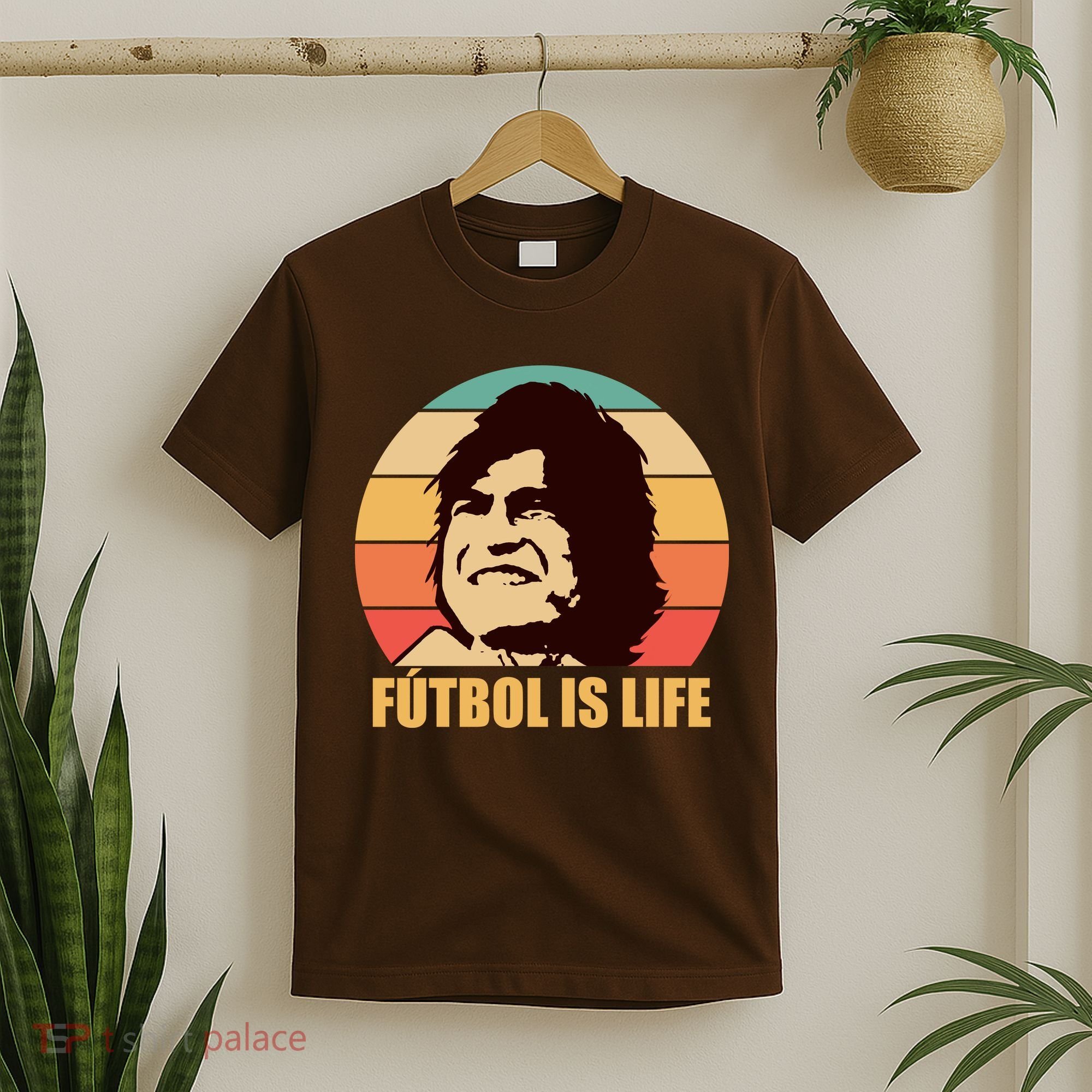 Retro Vintage Futbol Is Life T-Shirt
