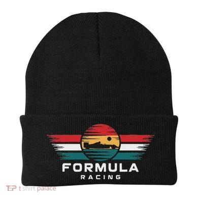 Retro Vintage Formula Racing Lovers Formula Racing Beanie