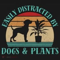 Retro Vintage Funny Easily Distracted By Plants And Dogs Plant Meaningful Gift T-Shirt thumb 7