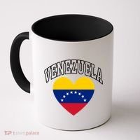 Retro Venezuela Flag Athletic Sport Heart Meaningful Gift Coffee Mug thumb 0