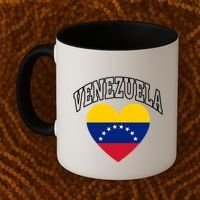Retro Venezuela Flag Athletic Sport Heart Meaningful Gift Coffee Mug thumb 2