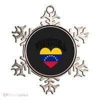 Retro Venezuela Flag Athletic Sport Heart Meaningful Gift Ornament thumb 0