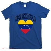 Retro Venezuela Flag Athletic Sport Heart Meaningful Gift T-Shirt thumb 0