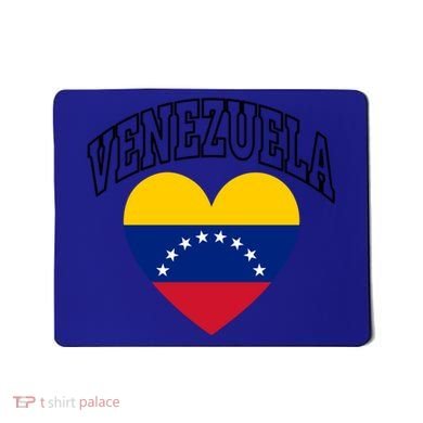 Retro Venezuela Flag Athletic Sport Heart Meaningful Gift Mousepad