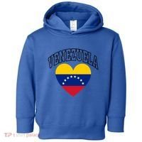 Retro Venezuela Flag Athletic Sport Heart Meaningful Gift Toddler Hoodie thumb 0
