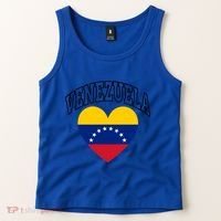 Retro Venezuela Flag Athletic Sport Heart Meaningful Gift Tank Top thumb 2