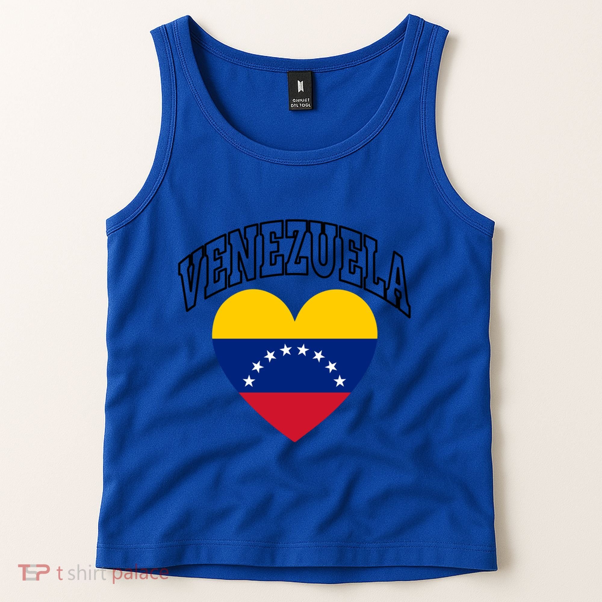 Retro Venezuela Flag Athletic Sport Heart Meaningful Gift Tank Top