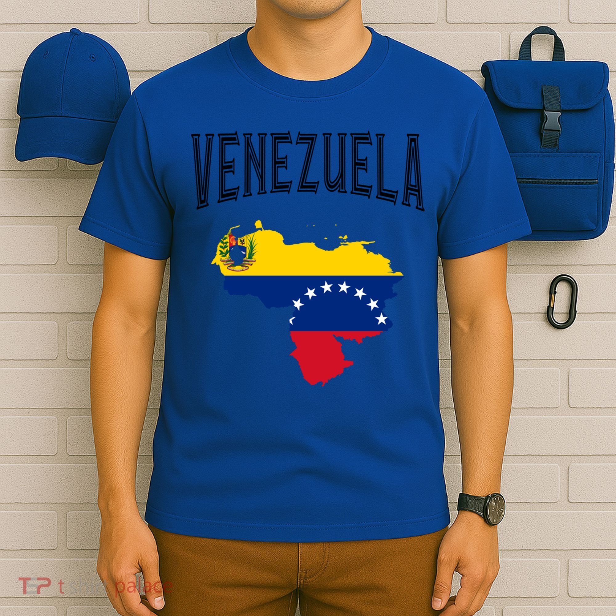 Retro Venezuela Flag Vintage Throwback Athletic Gift T-Shirt
